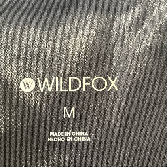 Wildfox Women's Pants Dylan Leggings Black Faux Leather Stretchy Shiny Size M - Picture 5 of 10